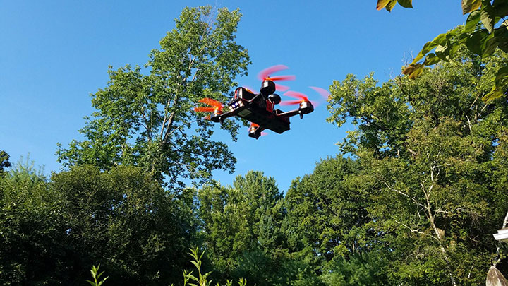 Racing Drone Donated to STEM Group